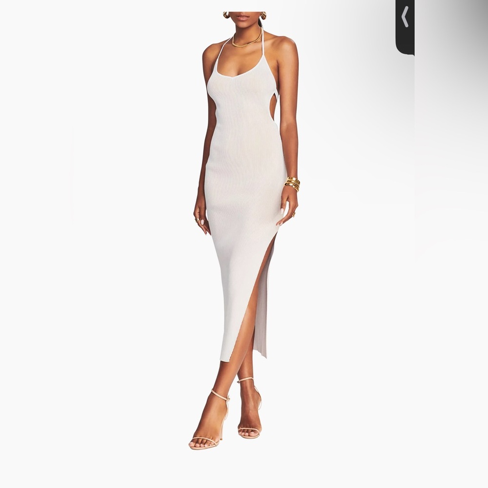 Ser.o.Ya Sawyer beige halter dress